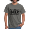 Bier Shirt Perioden System Bier Elemente Witziges T-Shirt - graphite grey