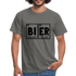 Bier Shirt Perioden System Bier Elemente Witziges T-Shirt - graphite grey