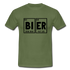 Bier Shirt Perioden System Bier Elemente Witziges T-Shirt - military green