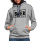 Bier Hoodie Perioden System Bier Elemente Witziger Hoodie - heather grey/navy