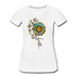 Sonnenblume Schmetterling Faith Frauen Premium T-Shirt - white