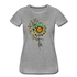 Sonnenblume Schmetterling Faith Frauen Premium T-Shirt - heather grey