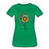 Sonnenblume Schmetterling Faith Frauen Premium T-Shirt - kelly green