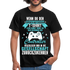 Gamer Shirt Wenn du den Spruch lesen kannst Lustiges Gaming T-Shirt - black