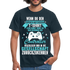 Gamer Shirt Wenn du den Spruch lesen kannst Lustiges Gaming T-Shirt - navy