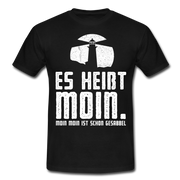 Leuchtturm Es Heißt Moin T-Shirt - black