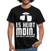Leuchtturm Es Heißt Moin T-Shirt - black