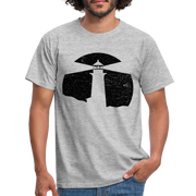 Leuchtturm Shirt Geschenk für echte Fischköpfe lustiges T-Shirt - heather grey
