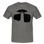 Leuchtturm Shirt Geschenk für echte Fischköpfe lustiges T-Shirt - graphite grey