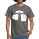 Leuchtturm Shirt Geschenk für echte Fischköpfe lustiges T-Shirt - graphite grey