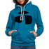 Leuchtturm Hoodie Geschenk für echte Fischköpfe lustiger Hoodie - peacock blue/heather grey