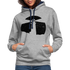 Leuchtturm Hoodie Geschenk für echte Fischköpfe lustiger Hoodie - heather grey/navy