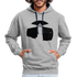 Leuchtturm Hoodie Geschenk für echte Fischköpfe lustiger Hoodie - heather grey/navy