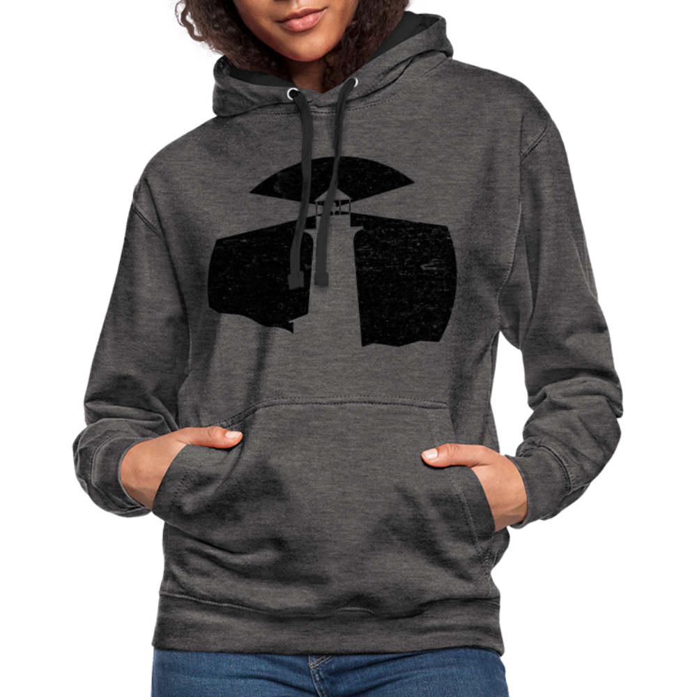 Leuchtturm Hoodie Geschenk für echte Fischköpfe lustiger Hoodie - charcoal/black