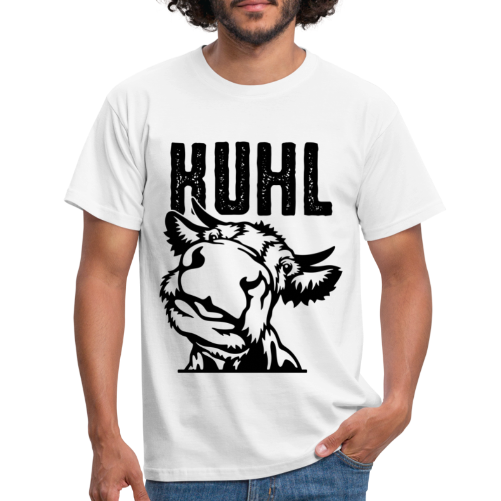 Landwirt Kuh Bauer Shirt Lustige Kuh Kuhl Witziges Bauern Geschenk T-Shirt - white
