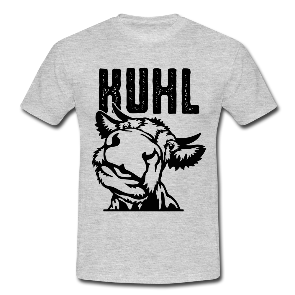 Landwirt Kuh Bauer Shirt Lustige Kuh Kuhl Witziges Bauern Geschenk T-Shirt - heather grey