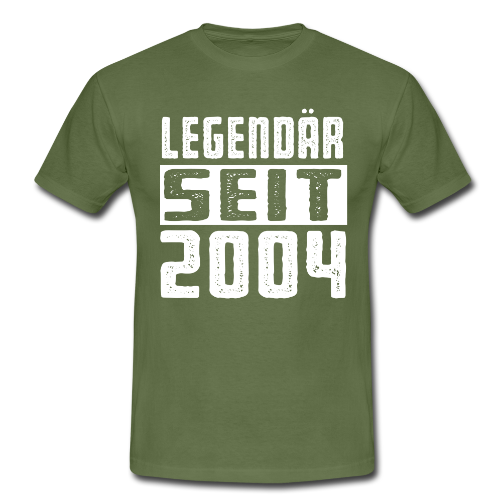 Geboren 2004 Geburtstags Shirt Legendär seit 2004 Geschenk T-Shirt - military green