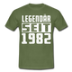 Geboren 1982 Geburtstags Shirt Legendär seit 1982 Geschenk T-Shirt - military green
