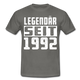 Geboren 1992 Geburtstags Shirt Legendär seit 1992 Geschenk T-Shirt - graphite grey