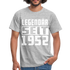 Geboren 1952 Geburtstags Shirt Legendär seit 1952 Geschenk T-Shirt - heather grey