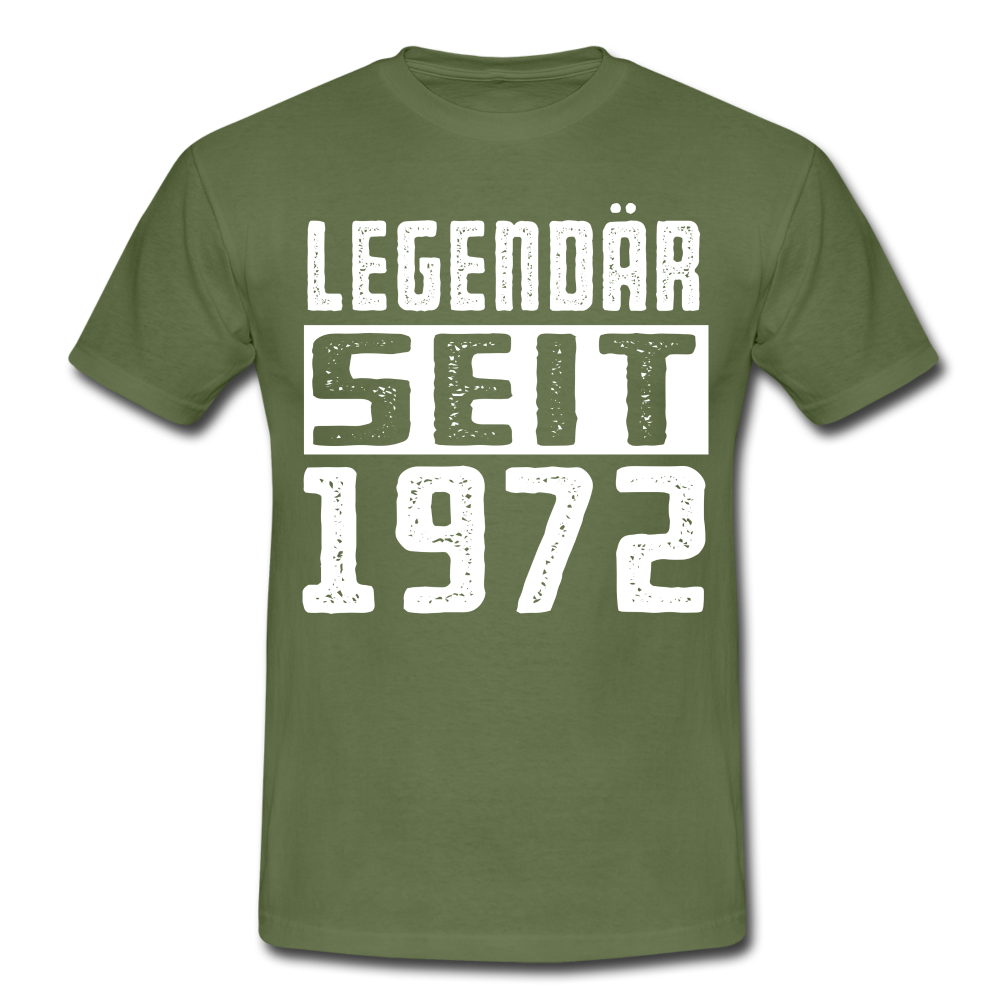 Geboren 1972 Geburtstags Shirt Legendär seit 1972 Geschenk T-Shirt - military green