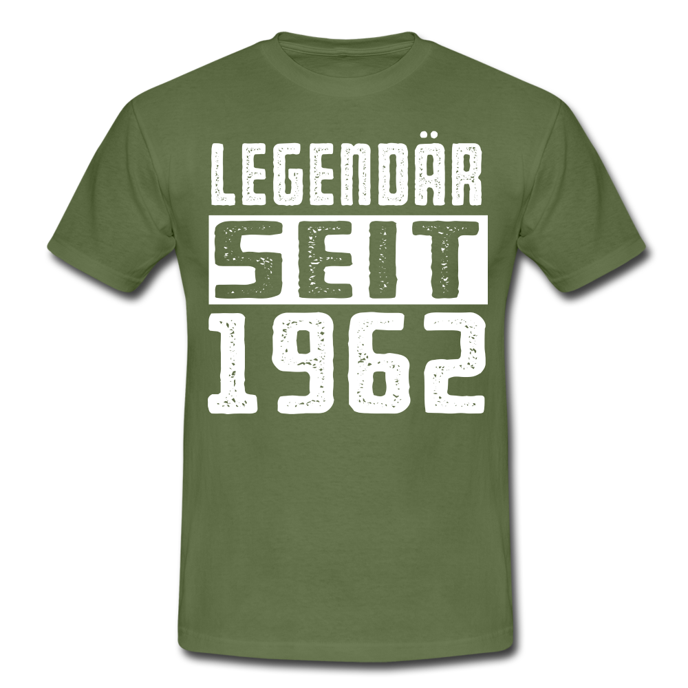 Geboren 1962 Geburtstags Shirt Legendär seit 1962 Geschenk T-Shirt - military green