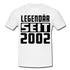 Geboren 2002 Geburtstags Shirt Legendär seit 2002 Geschenk T-Shirt - white