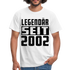 Geboren 2002 Geburtstags Shirt Legendär seit 2002 Geschenk T-Shirt - white