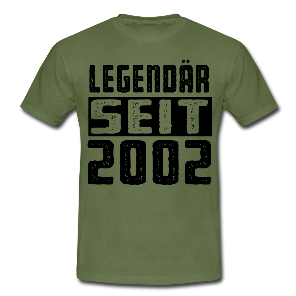 Geboren 2002 Geburtstags Shirt Legendär seit 2002 Geschenk T-Shirt - military green