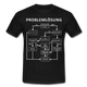 Problemlösung Logigram Shirt Witzig lustiges Geschenk T-Shirt - black