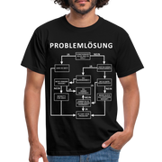 Problemlösung Logigram Shirt Witzig lustiges Geschenk T-Shirt - black