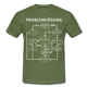 Problemlösung Logigram Shirt Witzig lustiges Geschenk T-Shirt - military green