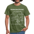 Problemlösung Logigram Shirt Witzig lustiges Geschenk T-Shirt - military green