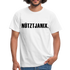 T-Shirt Witziger Spruch Plattdeutsch Norddeutsch Nützt ja nix T-Shirt - white