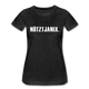 Frauen Premium T-Shirt Witziger Spruch Plattdeutsch Norddeutsch Nütztja nix T-Shirt - charcoal grey