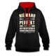 Ossi Ostdeutsch Pullover Lustiges Hoodie Niemand ist Perfekt - black/red