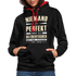 Ossi Ostdeutsch Pullover Lustiges Hoodie Niemand ist Perfekt - black/red