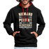 Ossi Ostdeutsch Pullover Lustiges Hoodie Niemand ist Perfekt - black/red