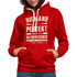 Ossi Ostdeutsch Pullover Lustiges Hoodie Niemand ist Perfekt - red/white