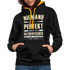 Ossi Ostdeutsch Pullover Lustiges Hoodie Niemand ist Perfekt - black/gold