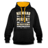 Ossi Ostdeutsch Pullover Lustiges Hoodie Niemand ist Perfekt - black/gold