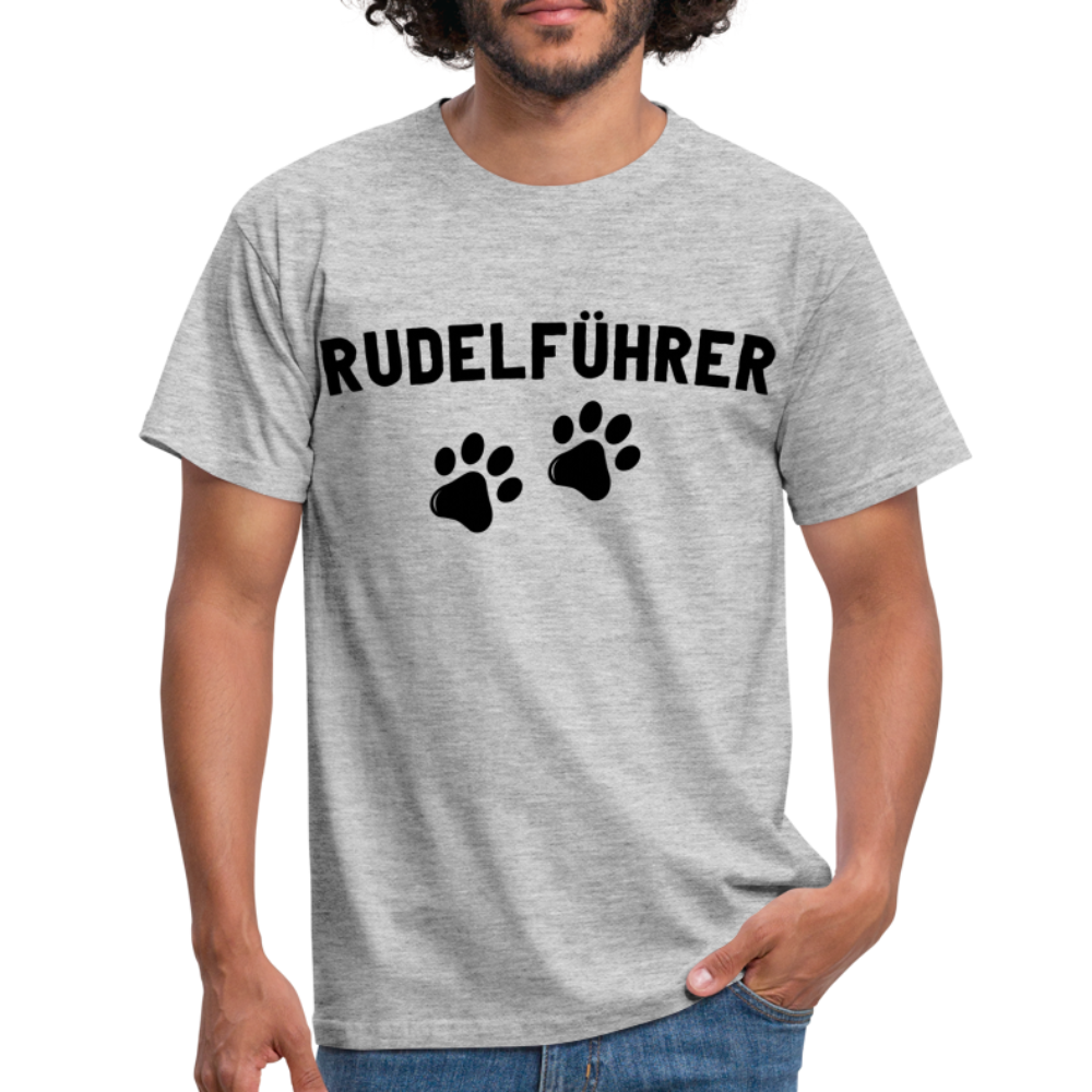 Hundebesitzer Shirt Rudelführer Lustiges Geschenk T-Shirt - heather grey