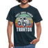 Bauern Traktor Shirt coole Jungs fahren Traktor Retro Style T-Shirt - navy