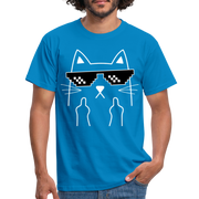 Katze Meme Shirt Katze Stinkefinger Lustiges T-Shirt - royal blue