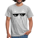 Katze Meme Shirt Katze Stinkefinger Lustiges T-Shirt - heather grey