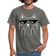 Katze Meme Shirt Katze Stinkefinger Lustiges T-Shirt - graphite grey