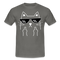 Katze Meme Shirt Katze Stinkefinger Lustiges T-Shirt - graphite grey