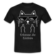 Katze Meme Shirt Stinkefinger - Erkenne die Zeichen Lustiges T-Shirt - black