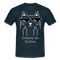 Katze Meme Shirt Stinkefinger - Erkenne die Zeichen Lustiges T-Shirt - navy