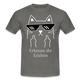Katze Meme Shirt Stinkefinger - Erkenne die Zeichen Lustiges T-Shirt - graphite grey